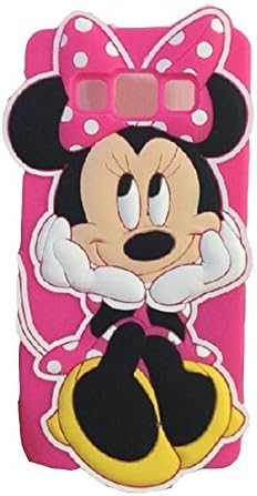 G530 Case,Galaxy Grand Prime Minnie Case,MAYIBO 3D Cute Cartoon Mouse Minnie Soft Silicon Gel Rubber Case Cover Skin for Samsung Galaxy Grand Prime G530/G5308/G5306W/G530H/DS