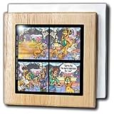 Review 3dRose LLC  / Expresso Cat at Starbucks - 6 Inch Tile Napkin Holder