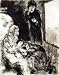 Marc Chagall, Blessing of Ephraim and Manasseh - Heliogravure on Paper - 9.00x11.25
