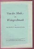 Produkt-Bild: Von der Mode im Weingeschmack