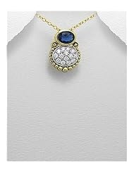 CZ Pendant Necklace In 92.5 Sterling Silver