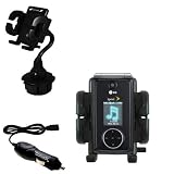 LG Muziq Car Cup Holder with Car Charger - Uses Gomadic TipExchange