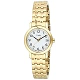 Timex Womens T2M646 Gold-Tone Analog Expansion