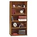 Bush Business Furniture Series C Tall 5 Shelf Bookcase in Natural Cherry, Large Bookshelf for Home and Professional Office