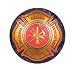 Firemen Maltese Cross Wall Plaque Tin