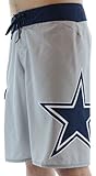 Quiksilver NFL Dallas Cowboys Men's Boardshorts Board Shorts Swim Gray Size 34