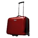 Travelers Choice Red Trvlr Lt Rolling Laptop Briefcase