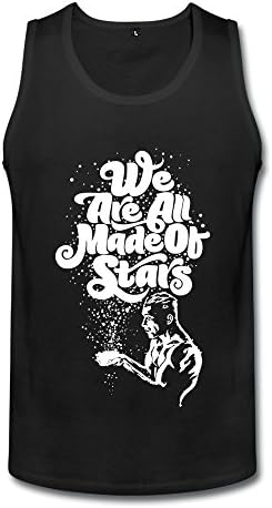 XL Bert Pandora Mens We Are All Made Of Stars Superhero Funny Tank Top