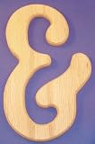 Wooden Letters 6 Inch Letter & (ampersand)