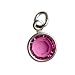 Sterling Silver October Birthstone Charms - Hangs on Loving Family Mother's Loving Embrace Pendant