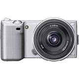 Sony NEX5AS Nex NEX-5A/S 14.2MP DSLR Digital Camera With 16/2.8 Silver