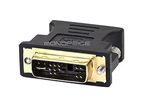 C&E M1-DP&D Male to DVI-D Dual Link Female Adapter Gold Plated, CNE584119 by C&E