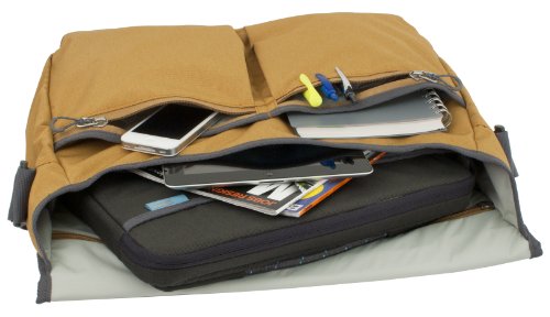 STM Nomad Shoulder Bag with Removable Computer Sleeve and Integrated iPad/Tablet Pocket (M) for 15-Inch MacBooks and Laptops (dp-3202-17)