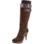 GUESS Women's Buster Boot,Brown Multi Suede,5 M US