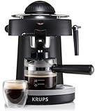 KRUPS XP1000 Steam Espresso Machine with Frothing Nozzle for Cappuccino, Black