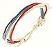 Neptune Giftware Mens Surf Surfer Style Multi Coloured Cord Wristband Bracelet - 72