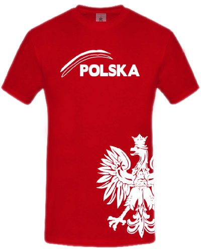 POLEN FANSHIRT FUSSBALL WM 2014 3197(H-R) Gr. XL