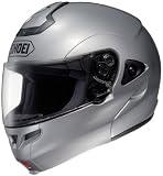 Shoei Multitec Modular Full Face Motorcycle Helmet Light Silver M