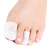 Squad Goods Silicone Toe Cap protector and finger sleeves - 5 Pieces White by Squad Goods