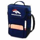 NFL Denver Broncos Duet Insulated 2-Bottle Wine and Cheese Tote
