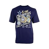 Dallas Cowboys Navy Ring Slant T-Shirt Medium Amazon.com