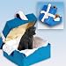Labrador Retriever Blue Gift Box Dog Ornament - Black