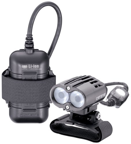 Cateye HL-EL820RC Double Shot Pro Rechargeable LED Bicycle Headlight
