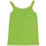 lace-trimmed tank