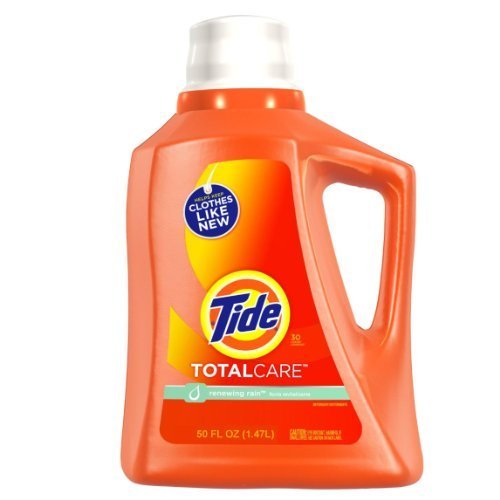 Tide Total Care Liquid Renewing Rain Scent, 50 ounce