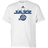 Utah Jazz White Jam Long Sleeve Thermal T-shirt