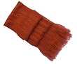 Handmade Alpaca Natural Fiber Scarf - Dark Tangerine (Extra Long) [Apparel]