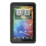Black Gel Skin Case for HTC Flyer & EVO View 4G Tablet