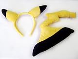 Pokemon: Pikachu Ears and Tail Costume Set - Youth