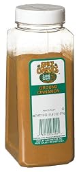 Spice Classics Cinnamon, Ground, 18-Ounce Plastic Canisters (Pack of 6)
