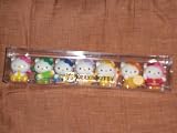 Japanese Sanrio Hello Kitty Mini Figurine Set. Great for Desk Toppers and Perfect for Cake Toppers