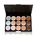 Anself 15 Color Cream Camouflage Concealers Palette Eye Face Cosmetic Makeup Earth Tone