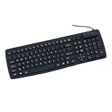 Kelly Computer Supply Flexible Waterproof Travel Keyboard