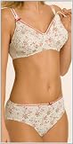 *Neu* Still-BH Naturana creme/Blumen 75 - 95 Cup B-E