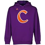 NCAA adidas Clemson Tigers Purple Second Best Pullover Hoodie Sweatshirt