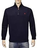 IMAGE OF Polo Ralph Lauren Men's Half Zip Fleece Pullover-Navy Blue-Medium