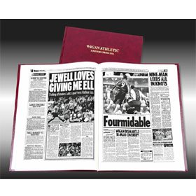 Wigan Athletic Football Newspaper Book