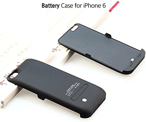 iPhone 6 Battery Case - ABSL IP-6 Protective iPhone 6 Battery Case ( 4.7 Inches) - 6000mAh External Protective iPhone 6 Charging Case Portable Battery Pack Cover (Black)