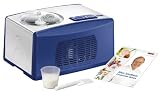 Unold 48808 Eismaschine Edition Schuhbeck Volumen für 1,5 Liter Eiscreme / selbstkühlender Kompressor / bis ca. -35 °C / LCD-Display / Timer / entnehmbarer Eisbehälter /  Messbecher und Portionierlöffel und Rezeptbuch Schuhbeck Rezessionen