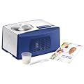 Unold 48808 Eismaschine Cortina Edition Schuhbeck Volumen f�r 1,5 Liter Eiscreme / selbstk�hlender Kompressor / bis ca. -35 �C / LCD-Display / Timer / entnehmbarer Eisbeh�lter /  Messbecher und Portionierl�ffel und Rezeptbuch Schuhbeck