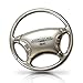 AU-TOMOTIVE GOLD Steering Wheel Key Chain for Chrysler 300 (Chrome)