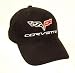 Corvette C6 Black Twill Hat