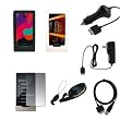 Zune HD 16GB 32GB Accessories. Premium Essential Accessory Kit for Zune HD: Black Skin Case + Clear