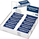 Staedtler Mars Plastic Eraser Premium Quality Self-cleaning 55x23x12mm Ref 52650BK2