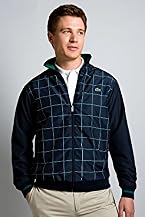 Full Zip Printed Check Track Jacket