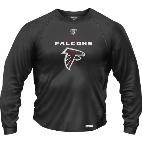 Reebok Atlanta Falcons Sideline Authentic Long Sleeve Speedwick T-Shirt Small